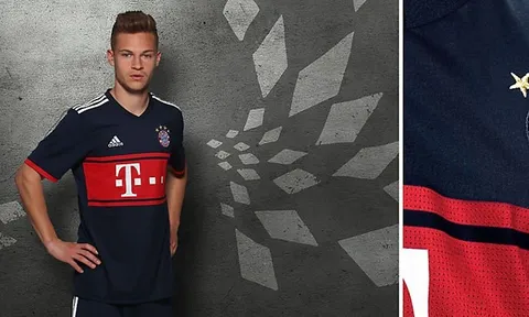 Bayern Munich công bố áo sân khách mùa mới