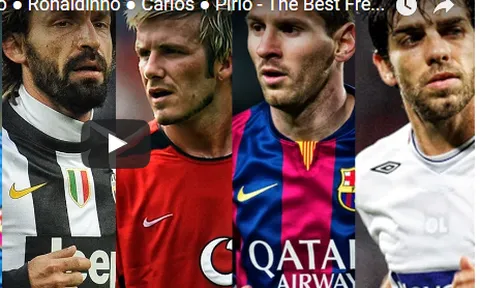 Beckham, Juninho,... và những huyền thoại sút phạt