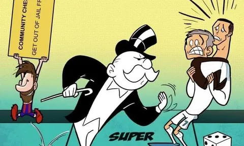 Biếm họa: Tha Messi, cục thuế Tây Ban Nha 'hỏi thăm' Ronaldo