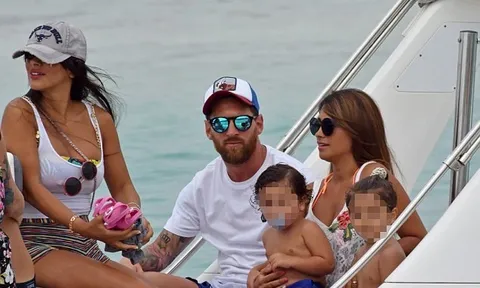 Bỏ bóng đá lại sau lưng, Messi tiếp tục du dí Hè