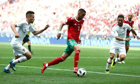 Bồ Đào Nha lộ 'tử huyệt' trong trận gặp Morocco