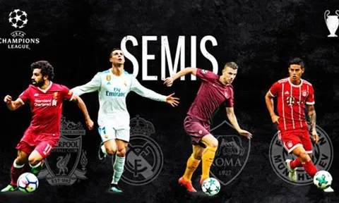Bốc thăm bán kết Champions League: Real là số 1