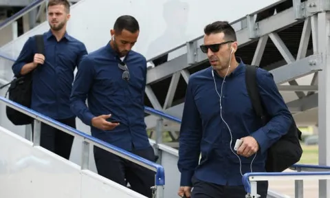 Buffon và dàn soái ca của Juventus đổ bộ tới Cardiff