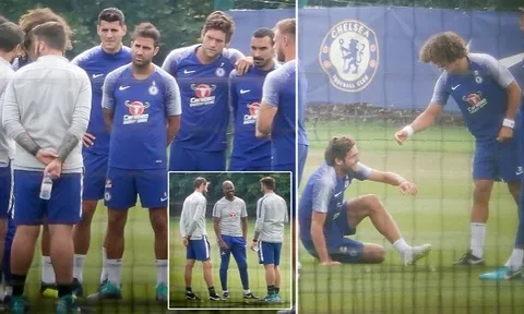 Buổi tập đầu của Chelsea sau khi sa thải Conte