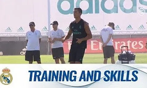 Buổi tập đầu tiên của Ronaldo tại Real mùa này