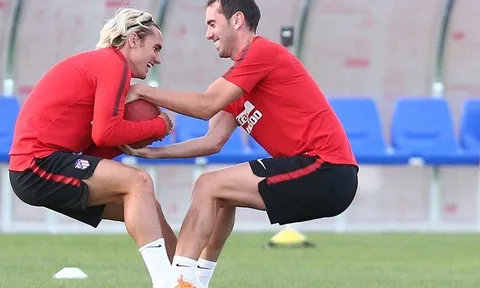 Buổi tập tràn ngập tiếng cười của Atletico