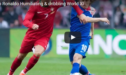 Cả đội hình xuất sắc nhất thế giới từng bị Ronaldo qua mặt