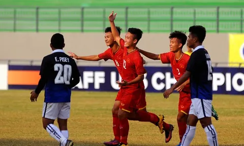Thắng tối thiểu U16 Campuchia, HLV Vũ Hồng Việt không hài lòng về học trò