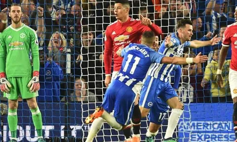 Thua Brighton, Man Utd nhận kỉ lục không mong muốn