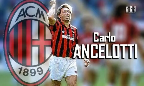 Carlo Ancelotti và tất cả bàn thắng cho AC Milan thời trẻ