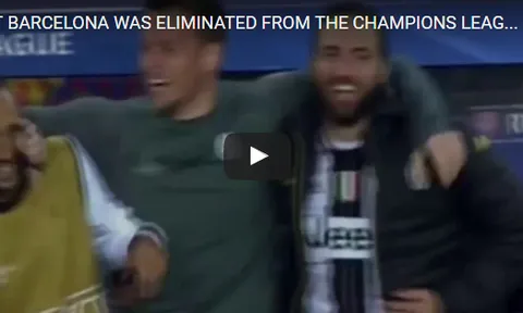 Cầu thủ Juventus 'trẩy hội' ngay khoảnh khắc Barca phải dừng chân