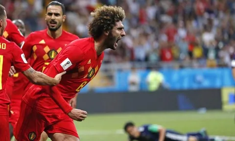 CĐV phát cuồng với Fellaini sau màn ngược dòng của tuyển Bỉ