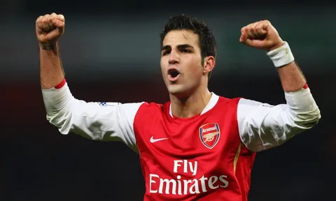Cesc Fabregas thời còn khoác áo Arsenal