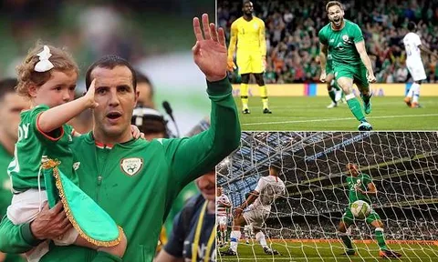 CH Ireland đánh bại Mỹ trong trận đấu cuối cùng của John O'Shea