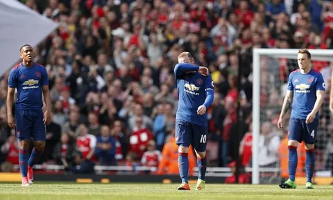 Chấm điểm Arsenal 2-0 Man Utd: Hết thật rồi, Rooney!
