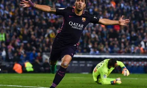 Chấm điểm Barca sau trận Espanyol: Suarez đã hay, Neymar còn hay hơn!