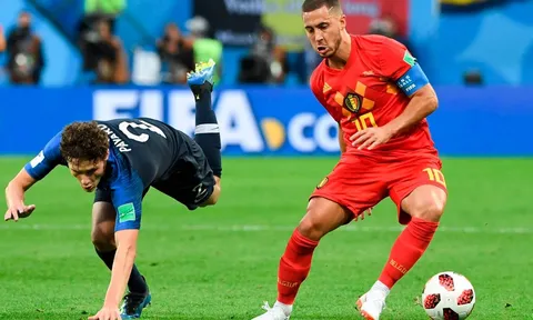 Chấm điểm Bỉ: Trên đôi vai Hazard