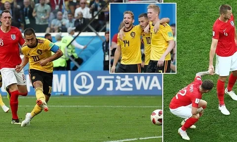 Chấm điểm tuyển Bỉ: Hazard - De Bruyne "cân" cả tuyển Anh