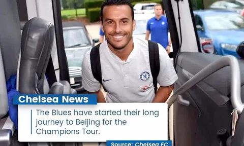 Chelsea đã xuất phát, thẳng tiến Bắc Kinh
