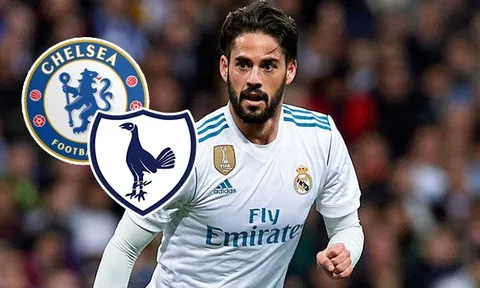 Chelsea - Tottenham vào cuộc, Man City gặp khó vụ Isco