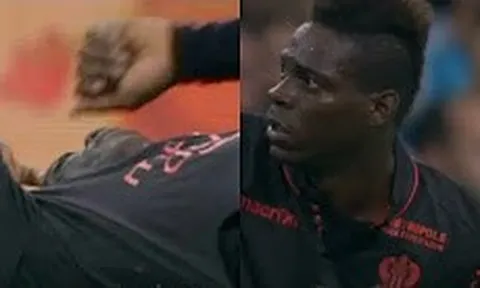Chỉ chuyền bóng, Balotelli cũng có thể tự làm mình chấn thương