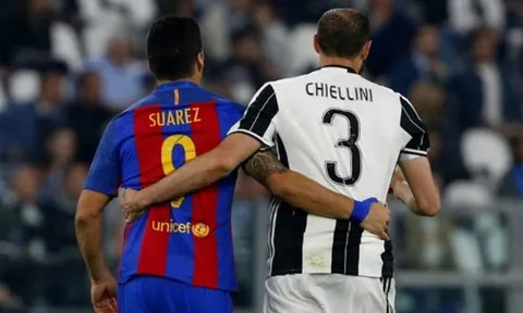 Chiellini đã không còn giận Luis Suarez sau World Cup