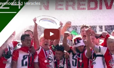 Chiến thắng 3-1 đem về chức vô địch Hà Lan cho Feyenoord