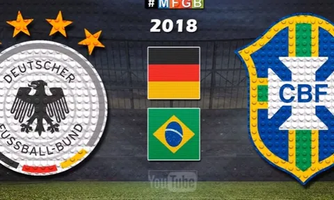 Chiến thắng của Brazil trước Đức theo phong cách Lego