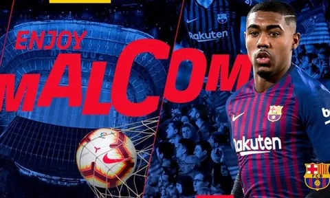 CHÍNH THỨC: Barcelona công bố "bom tấn drama" Malcom