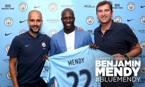 CHÍNH THỨC: Man City nổ 'bom tấn' Benjamin Mendy, đắt kỷ lục thế giới