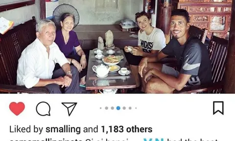 Chris Smalling ở đâu, làm gì khi đến Việt Nam?