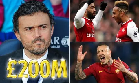 Chưa tới Arsenal, Luis Enrique đã đòi 200 triệu bảng để mua sắm