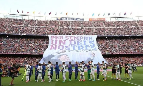 Chùm ảnh: Barca tri ân Enrique, thót tim trước Eibar