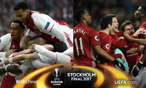Chung kết Europa League: Man Utd - Ajax & Những điều cần biết