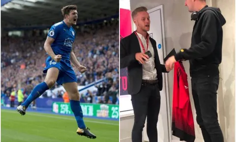 NÓNG: Maguire đã cầm áo đấu của Man Utd?