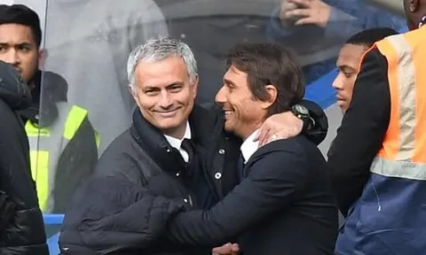 Conte đã "xóa tan hận thù" với Mourinho