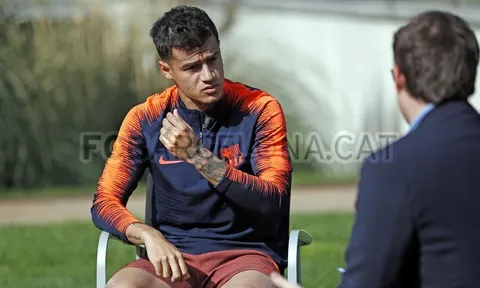Coutinho hào hứng trước cơ hội lần đầu với Barcelona