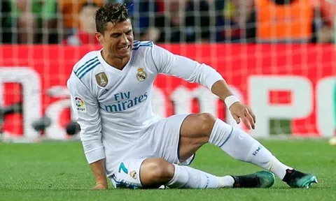 HLV Zidane: ‘Mắt cá Ronaldo sưng to, nhưng không nghiêm trọng’
