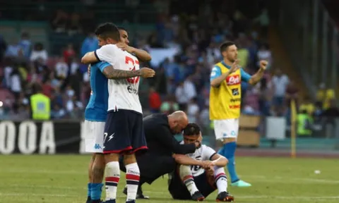 Crotone chính thức trở thành đội thứ 3 xuống hạng tại Serie A