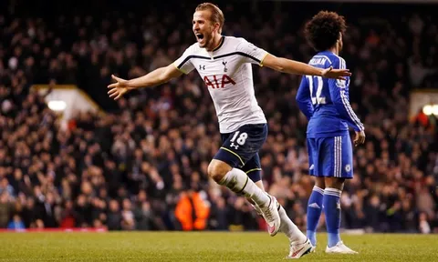 Cú đánh đầu ngược đẳng cấp của Harry Kane vs chelsea