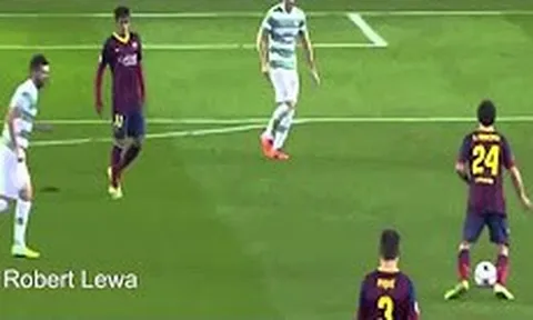 Cú Hattrick đầu tiên của Neymar tại Champions League