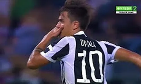 Cú sút phạt tuyệt đẹp của Paulo Dybala trong trận siêu cúp