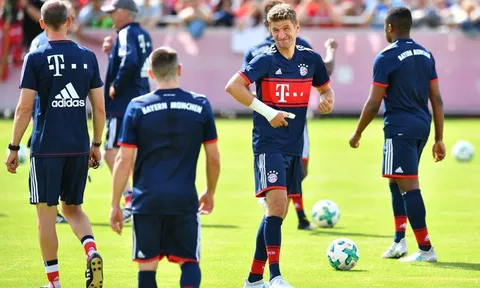 Chùm ảnh: Bayern hội quân chuẩn bị cho mùa giải mới
