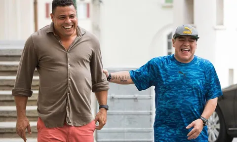 Maradona và Ronaldo kề vai sát cánh tại Thuỵ Sỹ