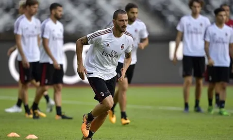 Sau tất cả, Bonucci CHÍNH THỨC tập luyện cùng AC Milan