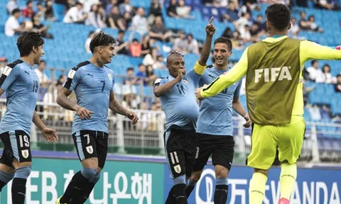 Chùm ảnh: Hạ U20 Ả Rập Saudi, U20 Uruguay xuất sắc giành vé đi tiếp