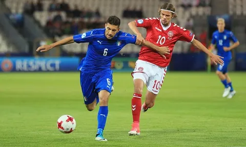 Chùm ảnh: U21 Italia giành 3 điểm trọn vẹn ngày ra quân