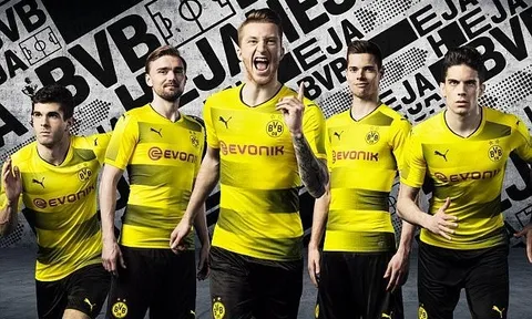 Top 10 mẫu áo đấu mùa giải 2017/18 đã chính thức được ra mắt