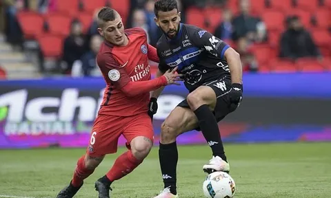 Chùm ảnh: Cavani lập cú đúp, PSG đại thắng 5 sao trước "nhược tiểu"