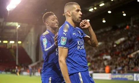 Sheffield United 1-4 Leicester City: Show diễn của Slimani